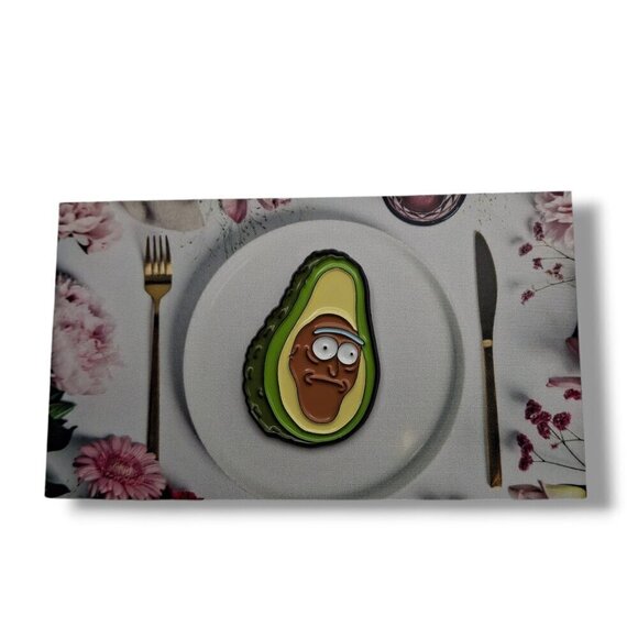 Rick & Morty Avocado Rick Pin/Brooch - Picture 3 of 7